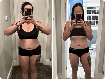 Linda's before and after